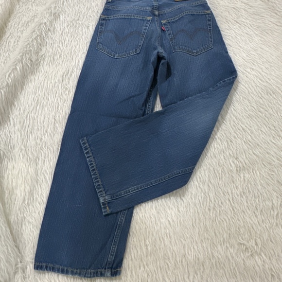 Vintage Levi’s Y2K 569 blue denim baggy loose jeans size 12 - Picture 5 of 8